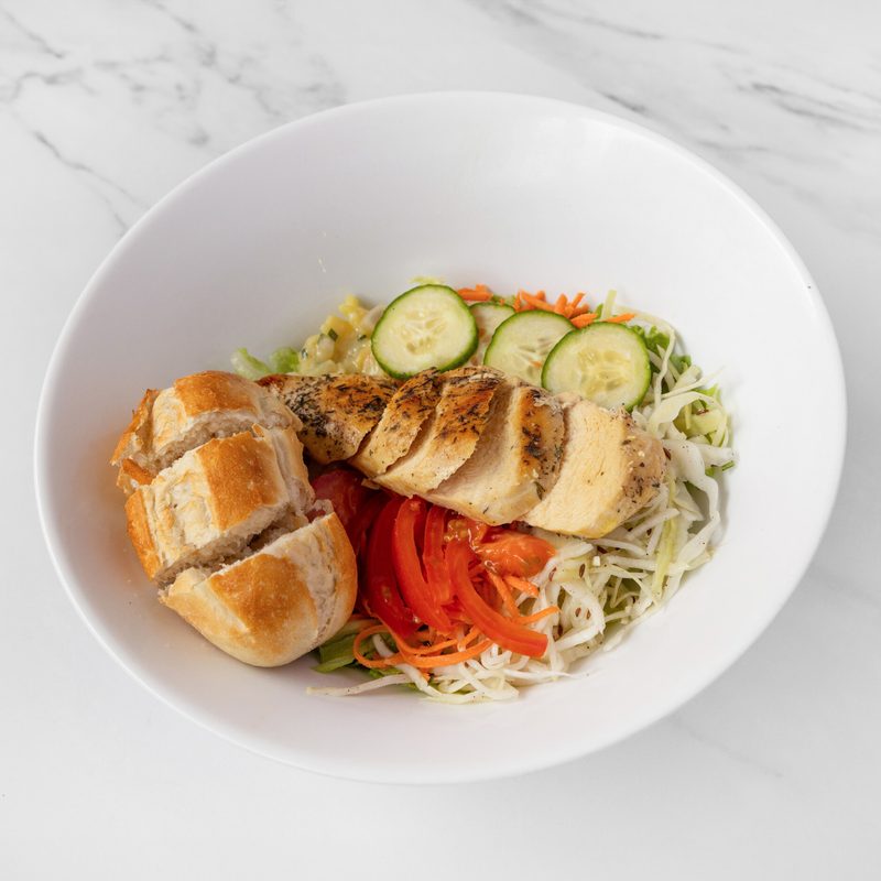 Exotischer Hühnersalat